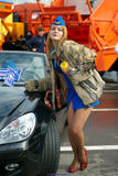 Hostesses in pantyhose